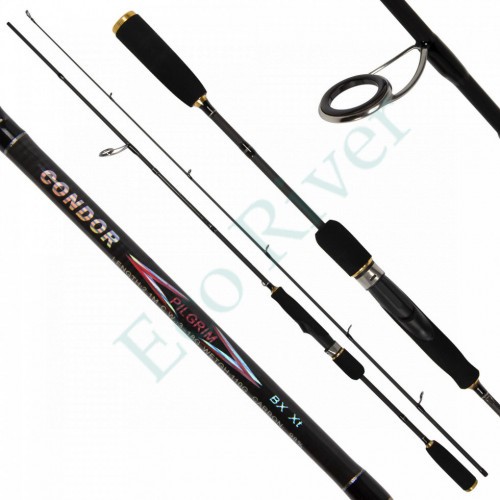 Спиннинг Condor Piligrim длина 2,70 м, тест 3-18 гр, carbon IM-7, штекер