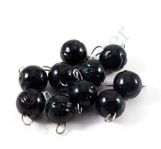 Груз Чебурашка окрашенный разборный Яман (10 шт.) - 10 гр., чёрный/500/