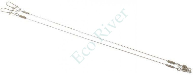 Поводок Sprut Titanium Mono 25см 11кг 2шт