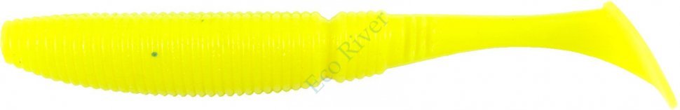 Виброхвост Yaman PRO Sharky Shad, р.3,75 inch, цвет #02 - Chartreuse (уп 5 шт.)