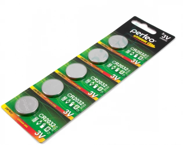 Батарейка Perfeo CR2032/5/100/600