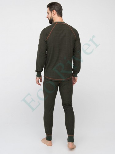 Комплект термо Huntsman фактур. хаки флис р.56-58