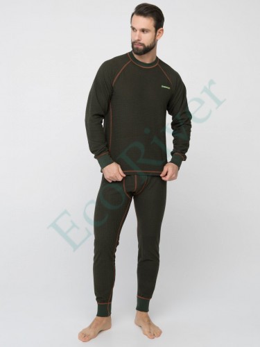 Комплект термо Huntsman фактур. хаки флис р.56-58