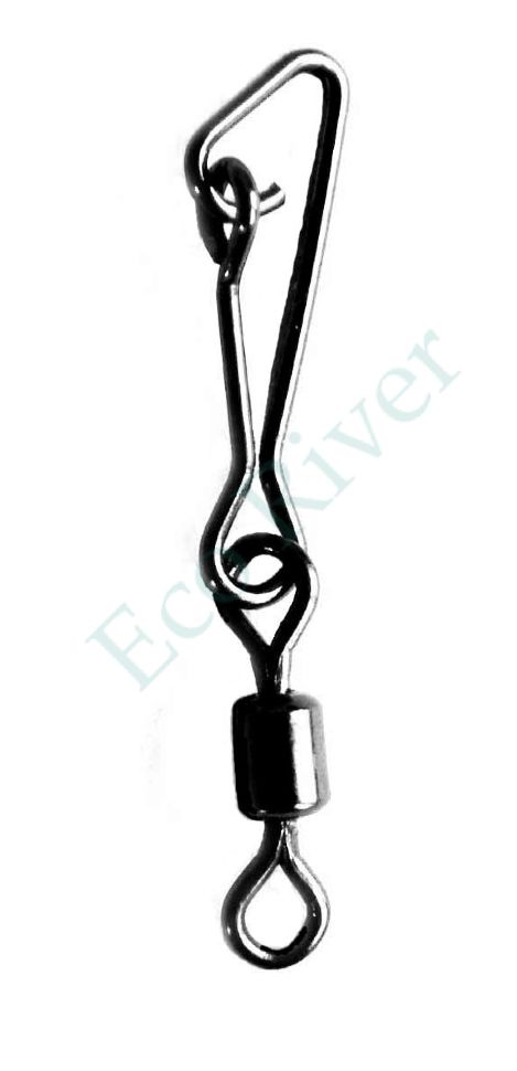 Вертлюг Fish Season с застеж. Hooked №8 12кг 9шт 3003-08F