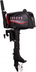 Двигатель лодочный Condor CN5HS двухтактный, мощность 5 л.с возд. охлаждение
