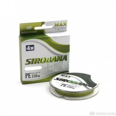 Шнур плетеный Shii Saido Sirobana 4X, L-150 м, d-0,128 мм, test-4,53 кг, olive/10/100/