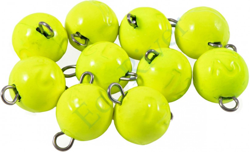 Груз Чебурашка окрашенный разборный Яман (10 шт.) - 12 гр., жёлтый/450/