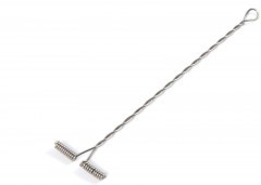 Отвод витой боковой Яман, нерж. 15 см (уп. 5 шт)