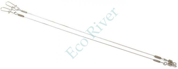 Поводок Sprut Titanium Mono 25см 14кг 2шт