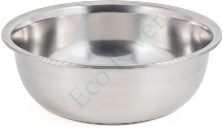 Миска Следопыт-эконом метал. высокие края, d - 23 см, h - 8 см, 1800 мл/300/