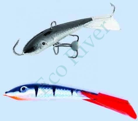 Балансир Lucky John Fin 60мм+тройник 71413-12HRT