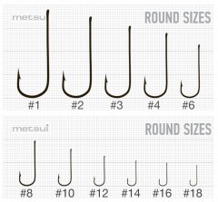 Крючок Metsui round bln №4 12шт RO-BLN-04