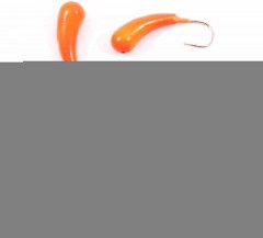 Мормышка вольфрамовая Яман  Уралка с отв, р.5, вес 1,53 цв.оранж(уп.5 шт.)