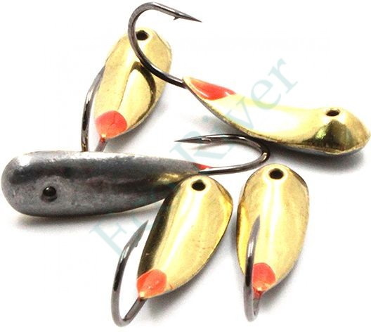 Мормышка паяная Яман Уралка, вес 1,9 г, кр.№6, латунь (уп.5шт.)
