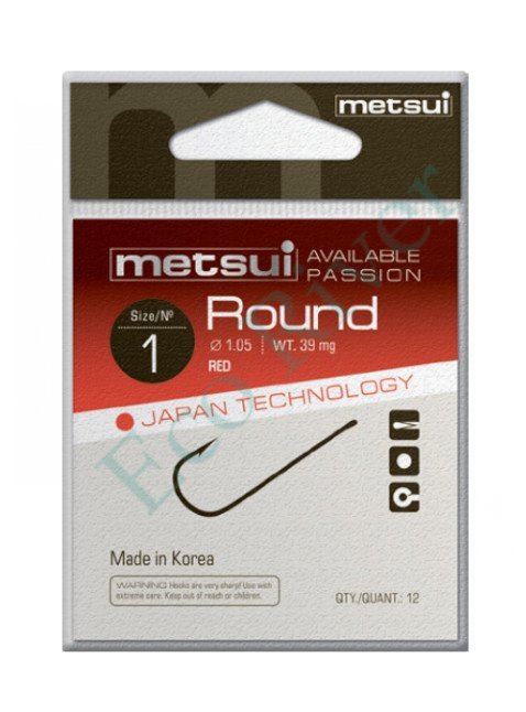 Крючок Metsui round bln №6 12шт RO-BLN-06